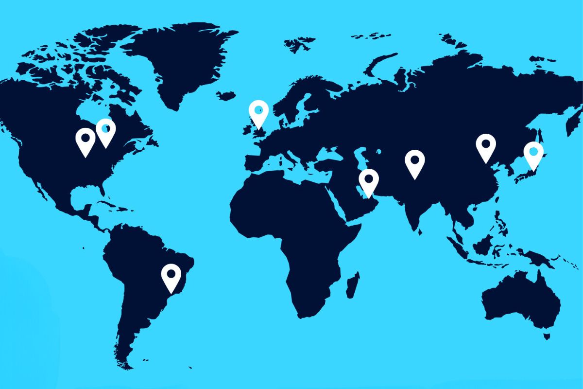 Man City Trophy Tour Man City Trophy tour map