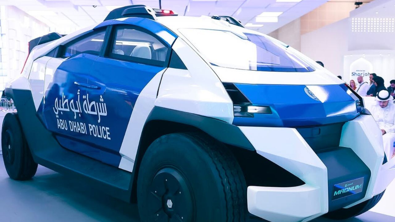 AD police cars AD police futuristic self driving cars