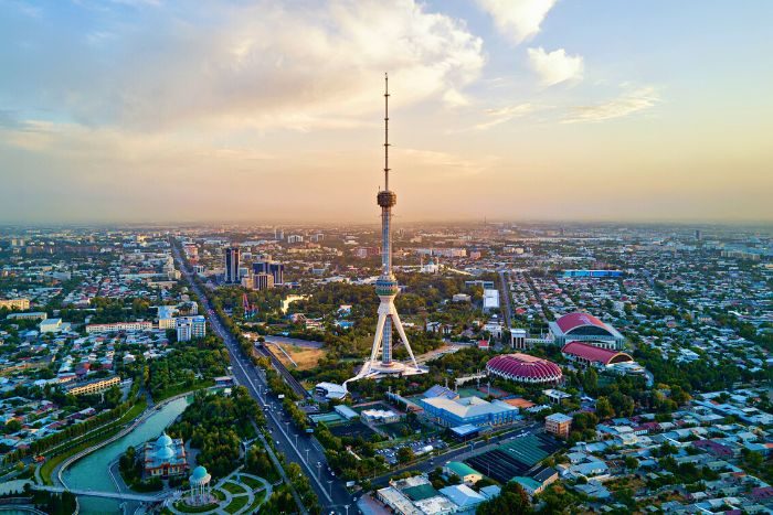 Abu Dhabi to Tashkent flight